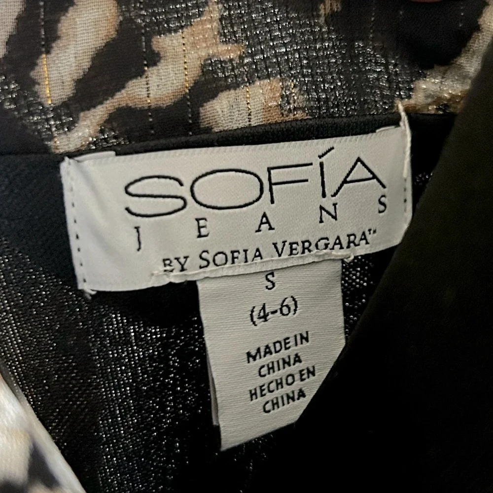 NWOT Sofia Vergara Leopard Dress - Picture 7 of 7